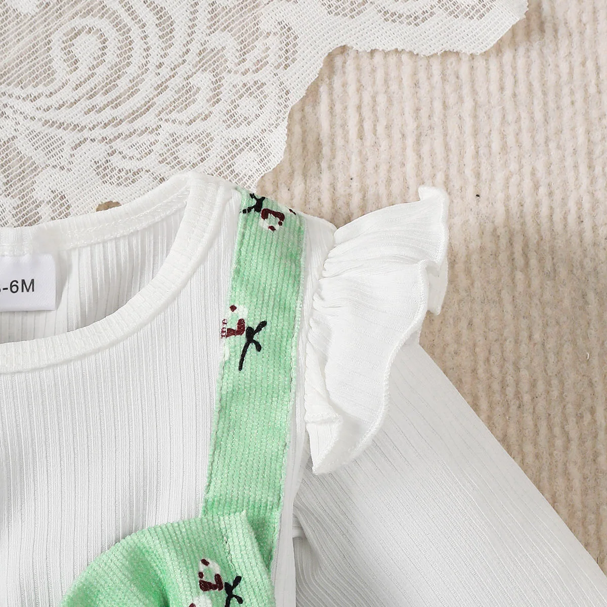 2pc/Set Childrens' baby Girl Dress Color Blocking Broken Flowers Big Bow Princess Dress+Headband 0-24 Months baby Fashion Dress
