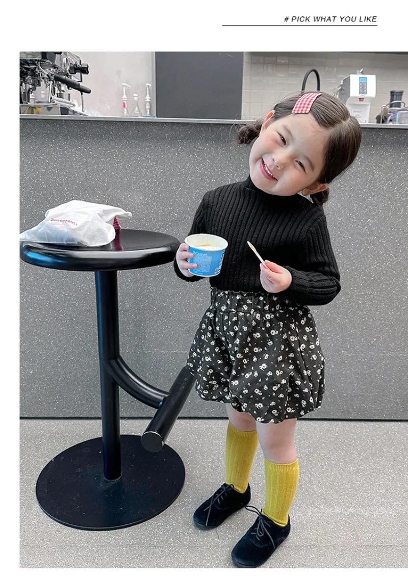 High Neck Baby Sweaters Autumn Winter Kids Boys Girls Long Sleeve Pure Color Knit Sweater Baby Kids Boys Girls Pullover Sweaters