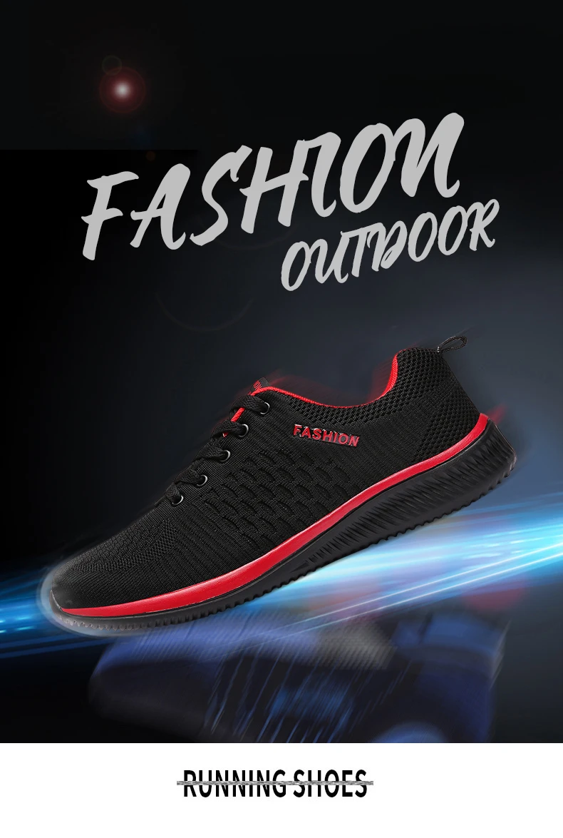 Men Running Spring Autumn Walking Loafers Fashion Casual Sports Shoes Breathable Light Men's Outdoor Shoes Plus Size38-48