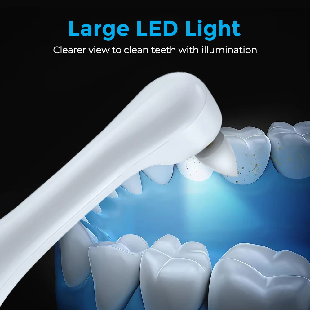Electric Tooth Polisher 4 Modes Dental Tartar Remover Plaque Stains Cleaning Teeth Whitening Cleaner Tool Calculus Removal