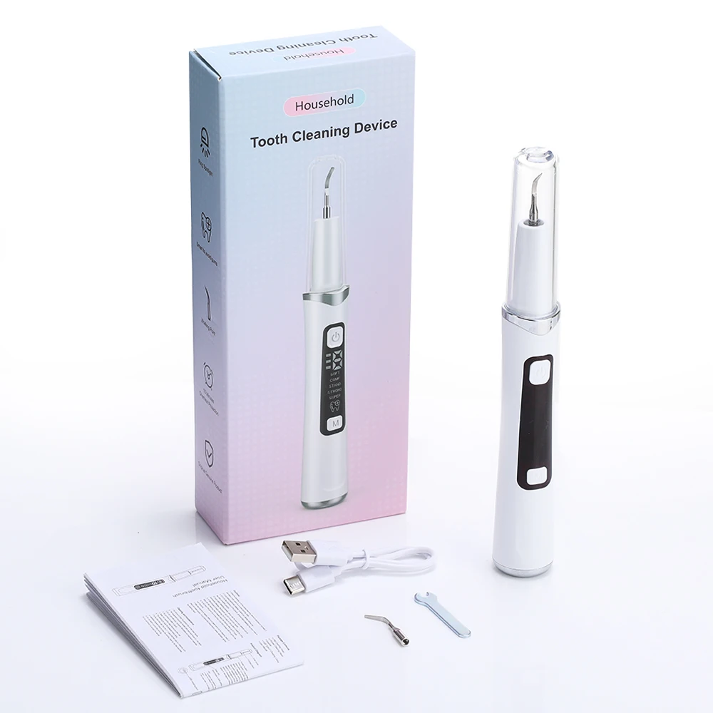 Electric Tooth Polisher 4 Modes Dental Tartar Remover Plaque Stains Cleaning Teeth Whitening Cleaner Tool Calculus Removal