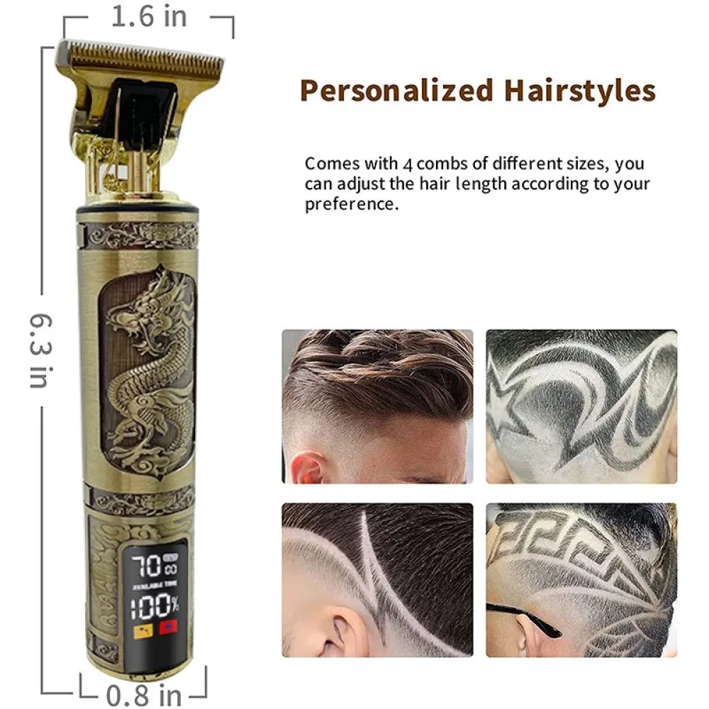 T9 Electric Hair Clipper New Hair Trimmer Professional Shaver Beard Barber Shop Men Hair Cutting Machine For Men Haircut Style