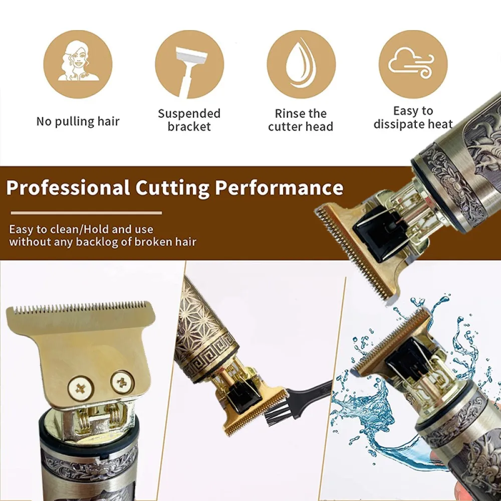 T9 Electric Hair Clipper New Hair Trimmer Professional Shaver Beard Barber Shop Men Hair Cutting Machine For Men Haircut Style