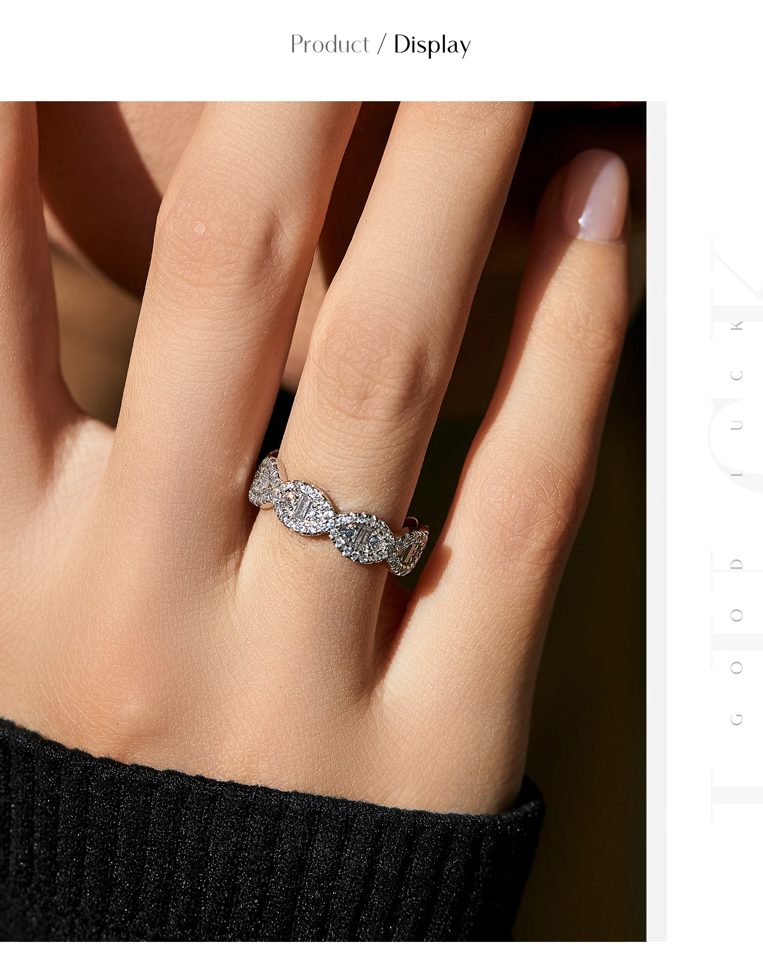 MODIAN 925 Sterling Silver Sparkling Geometric Clear Zirconia Eternity Band Stackable Rings For Women Fine Vacation Jewelry Gift