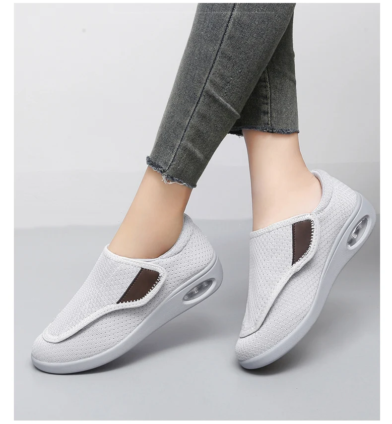 New Casual Orthopedics Wide Feet Swollen Shoes Thumb Eversion Adjusting Soft Comfortable Diabetic Shoe Walking Shoes