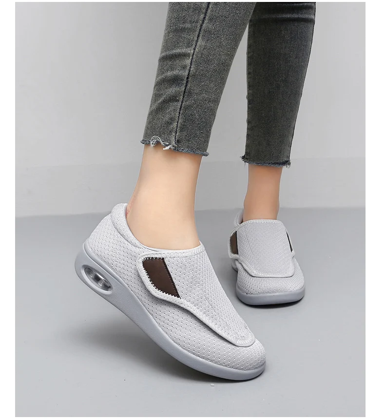 New Casual Orthopedics Wide Feet Swollen Shoes Thumb Eversion Adjusting Soft Comfortable Diabetic Shoe Walking Shoes