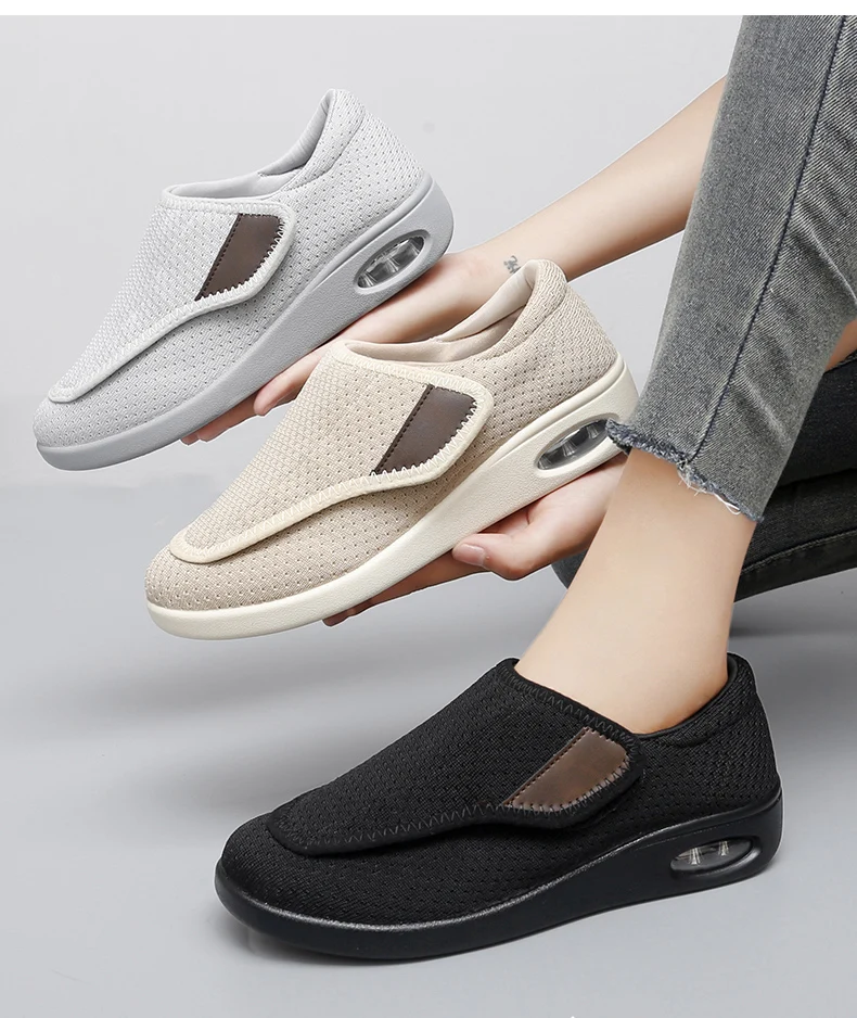 New Casual Orthopedics Wide Feet Swollen Shoes Thumb Eversion Adjusting Soft Comfortable Diabetic Shoe Walking Shoes