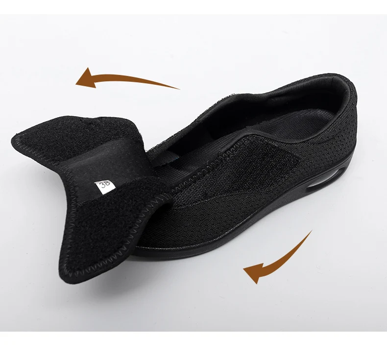 New Casual Orthopedics Wide Feet Swollen Shoes Thumb Eversion Adjusting Soft Comfortable Diabetic Shoe Walking Shoes