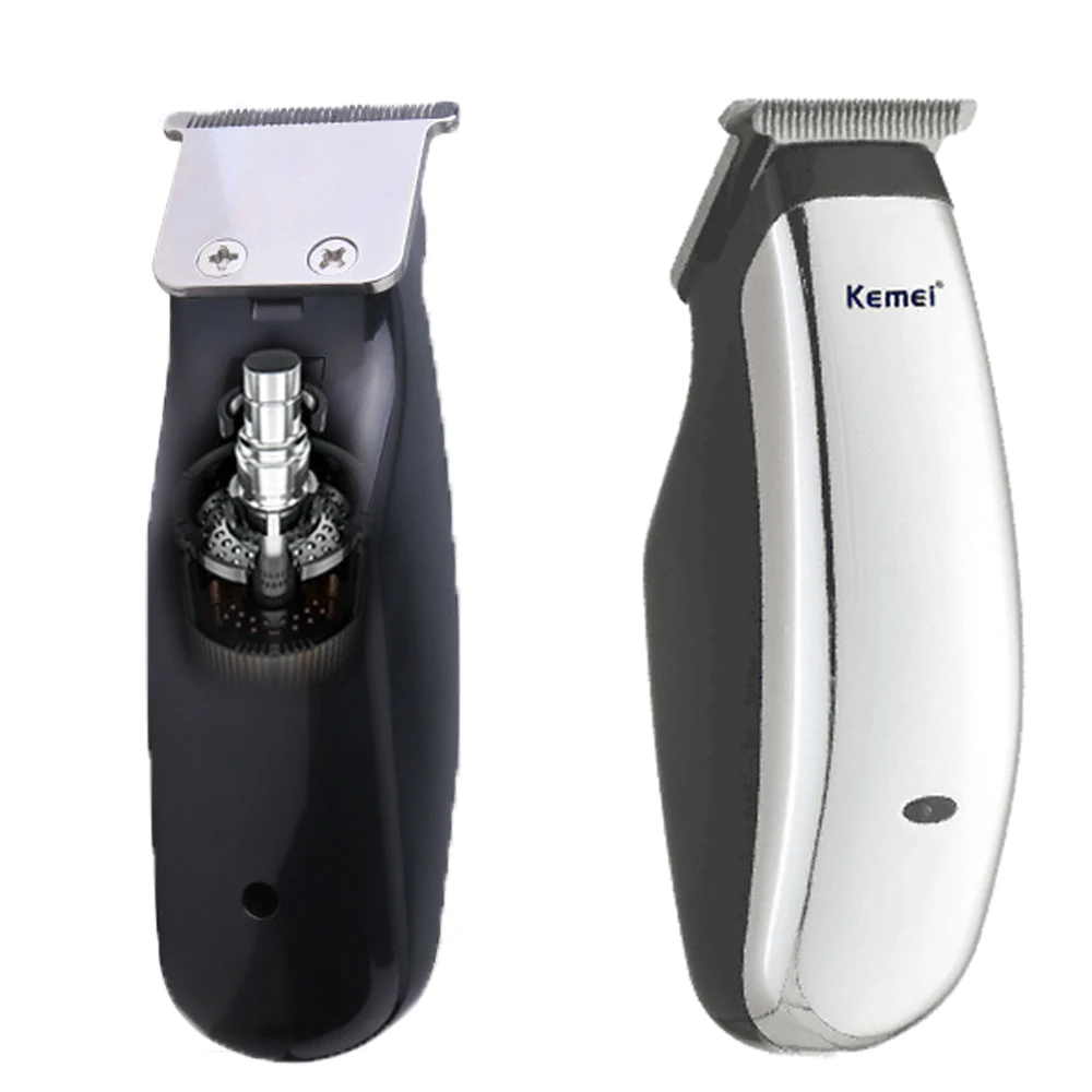 Kemei KM-666C Mini Hair Clipper Professional Beard Hair Trimmer Cutter Rechargeable Electric Hair Cutting Machine Hair Remover
