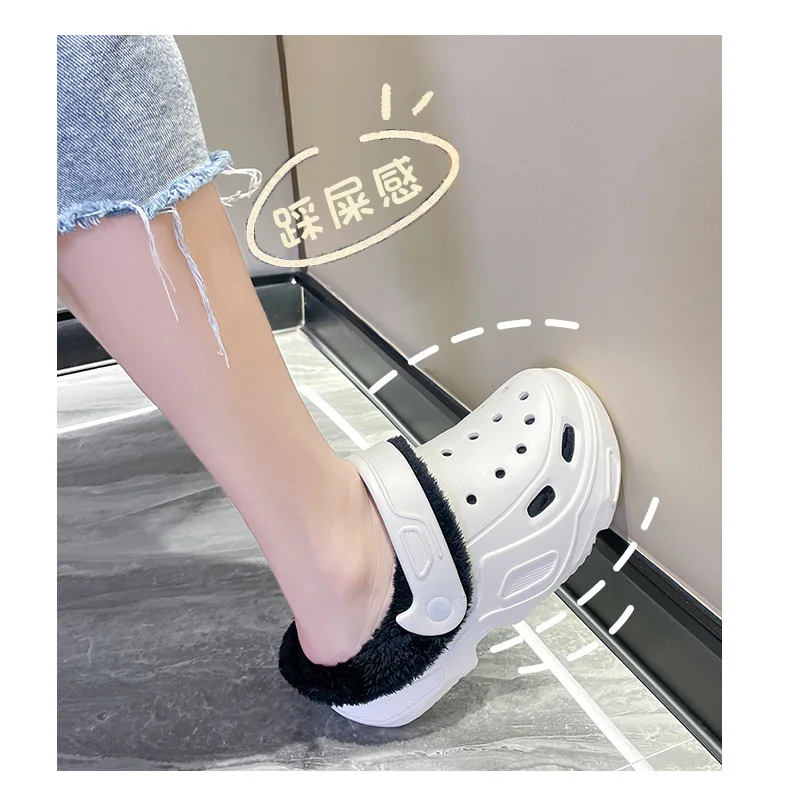 EVA cave shoes winter padded men and women new thick bottom Baotou shoes cotton warm couple cotton slippers men and women