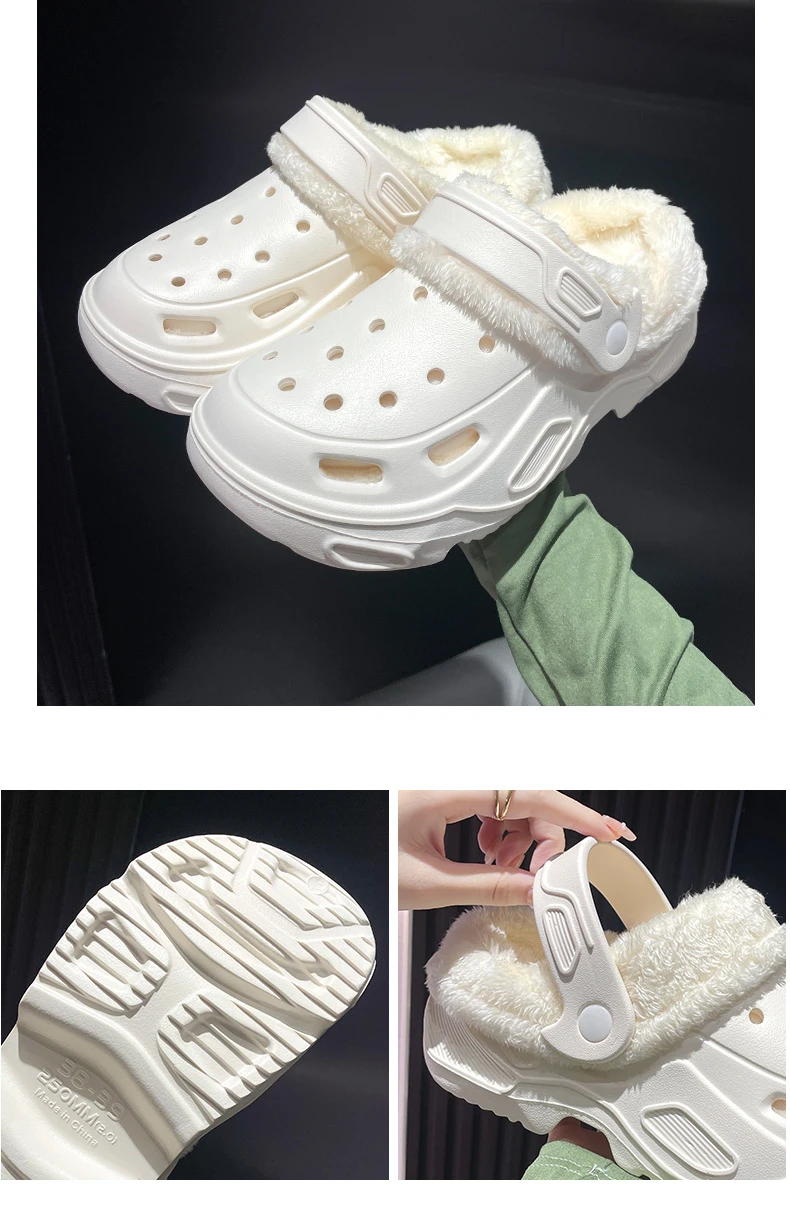 EVA cave shoes winter padded men and women new thick bottom Baotou shoes cotton warm couple cotton slippers men and women
