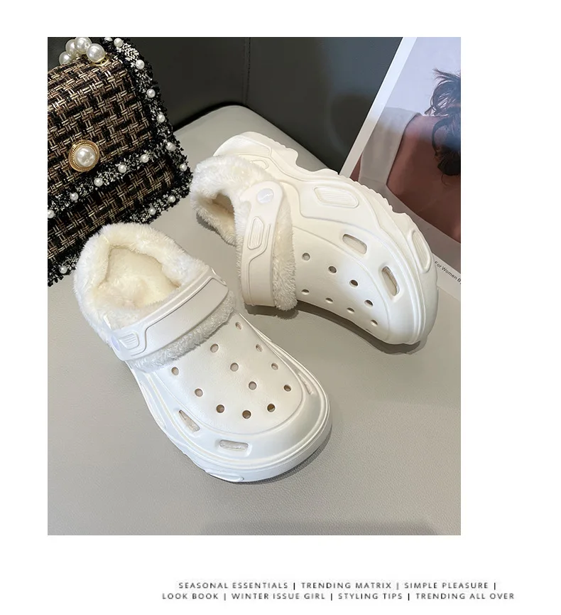 EVA cave shoes winter padded men and women new thick bottom Baotou shoes cotton warm couple cotton slippers men and women