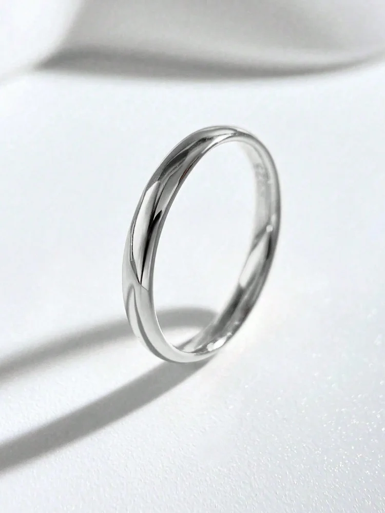925 Sterling Silver Zircon 3mm Circular Aperture Fashionable Ring For Women Engagement Wedding Luxury High Quality Fine Jewelry