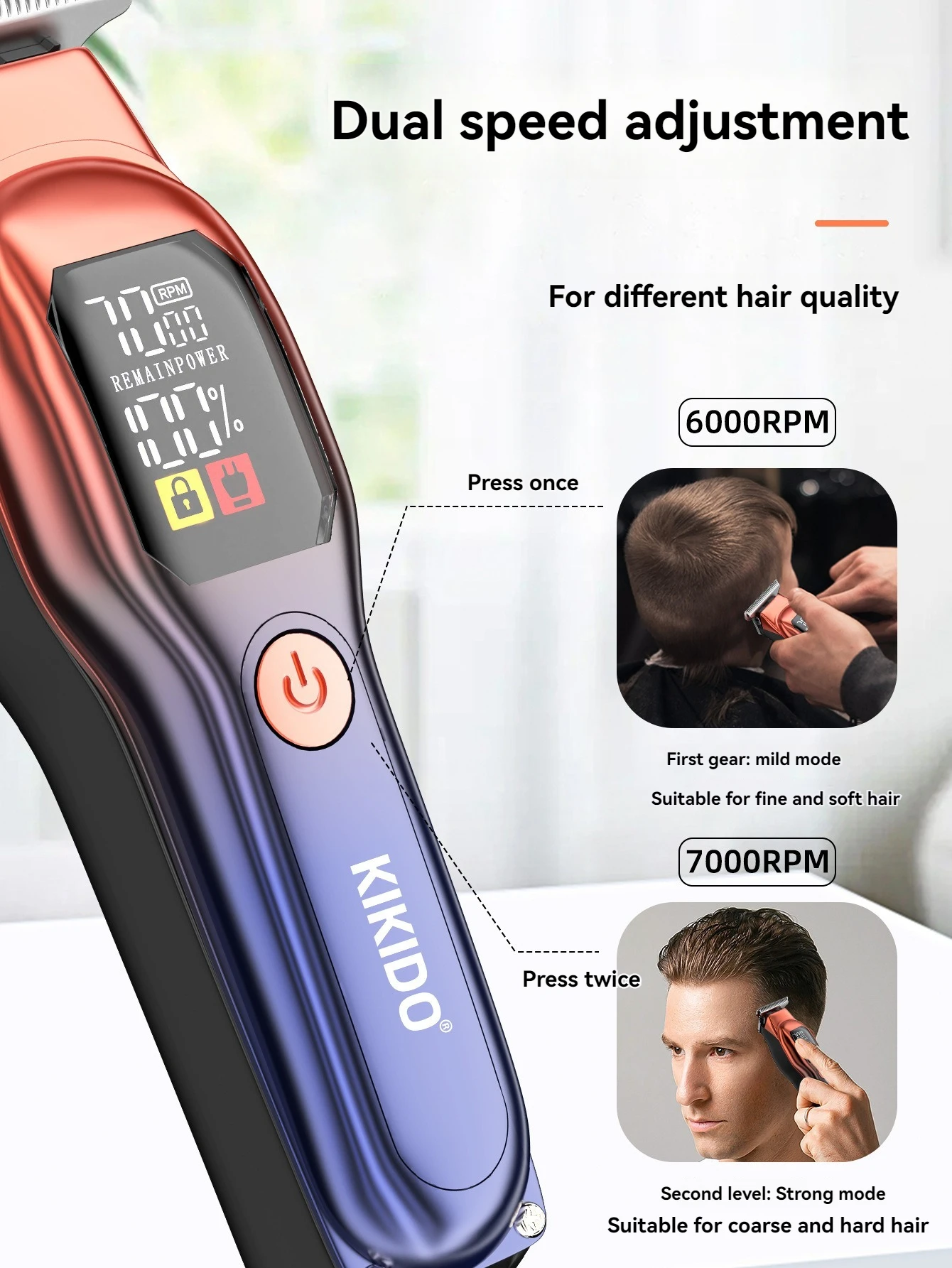 Automatic Hairdresser Electric Push Cut Hair Charging Type Electric Push Artifact Automatic Razor Home Electric Hairdresser