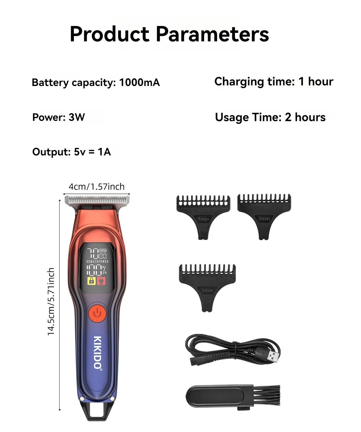 Automatic Hairdresser Electric Push Cut Hair Charging Type Electric Push Artifact Automatic Razor Home Electric Hairdresser