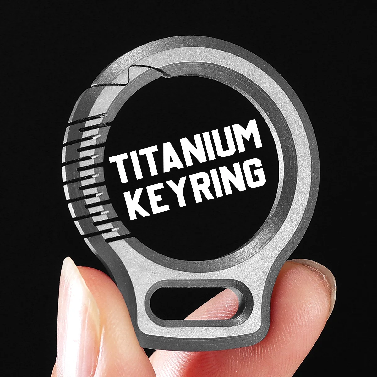 Colorful Titanium Car Key Chain Men Women Luxury Keychain Lightweight EDC Jewelry for Key Ring Holder Buckle Male Gift Wholesale