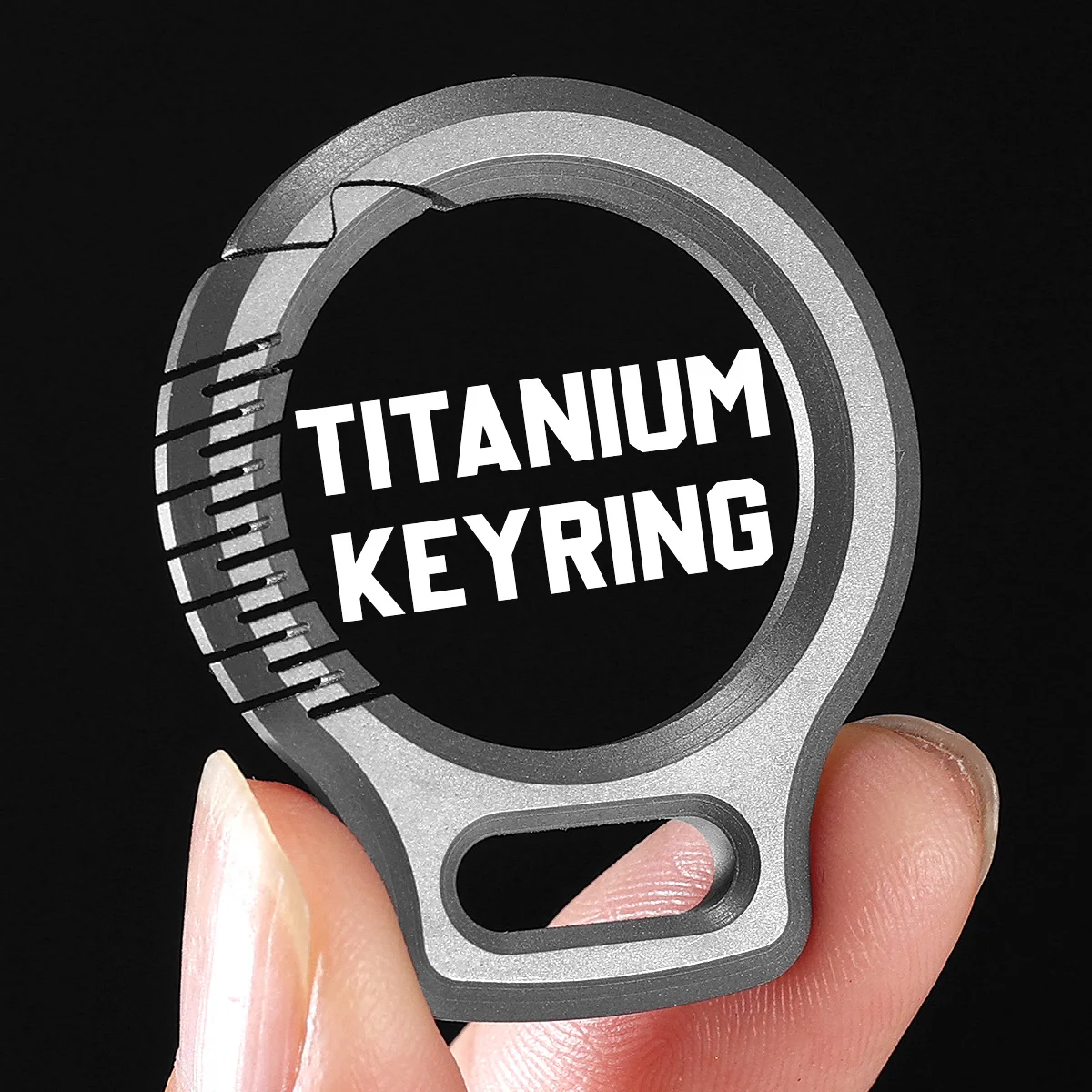 Colorful Titanium Car Key Chain Men Women Luxury Keychain Lightweight EDC Jewelry for Key Ring Holder Buckle Male Gift Wholesale