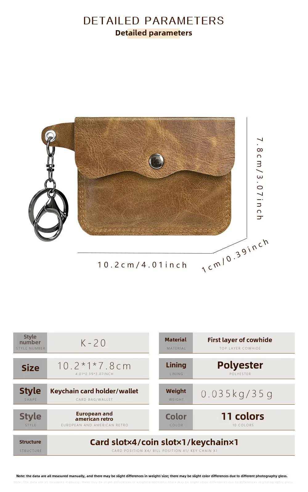 New Cow Leather Men's And Women's Card Bag Coin Purse Slim Credit Card ID Holder Wallet For Men and Women Pocket