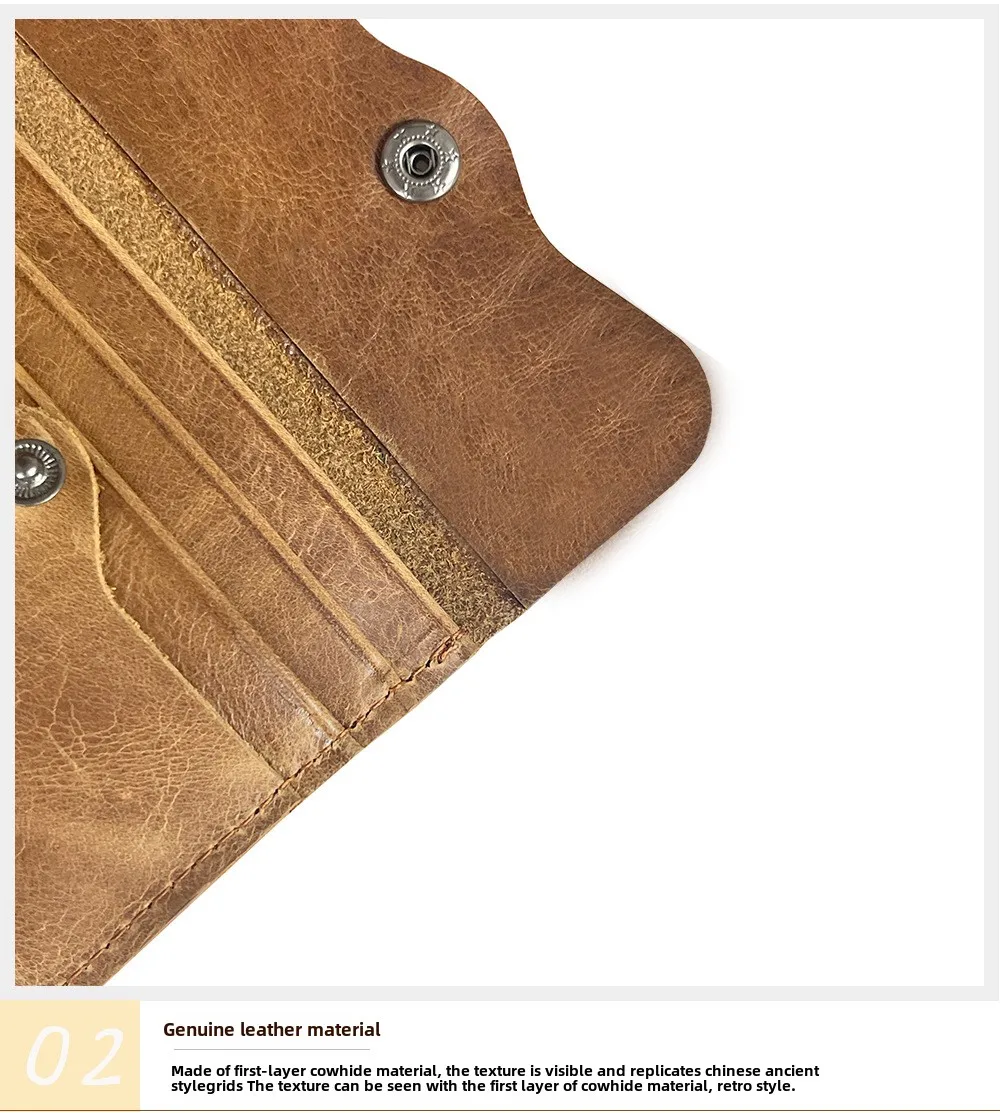 New Cow Leather Men's And Women's Card Bag Coin Purse Slim Credit Card ID Holder Wallet For Men and Women Pocket