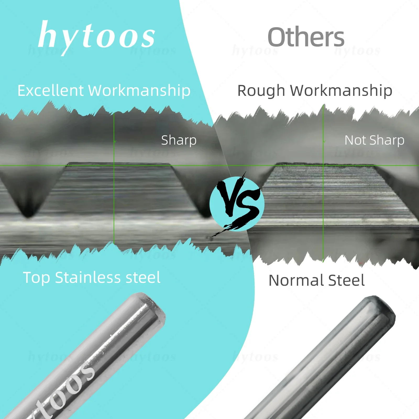 HYTOOS Two-way Cone Nail Drill Bits 15mm Taper Carbide Nail Bit Manicure Soft Gel Removal Nails Edge Cuticle Clean Tool