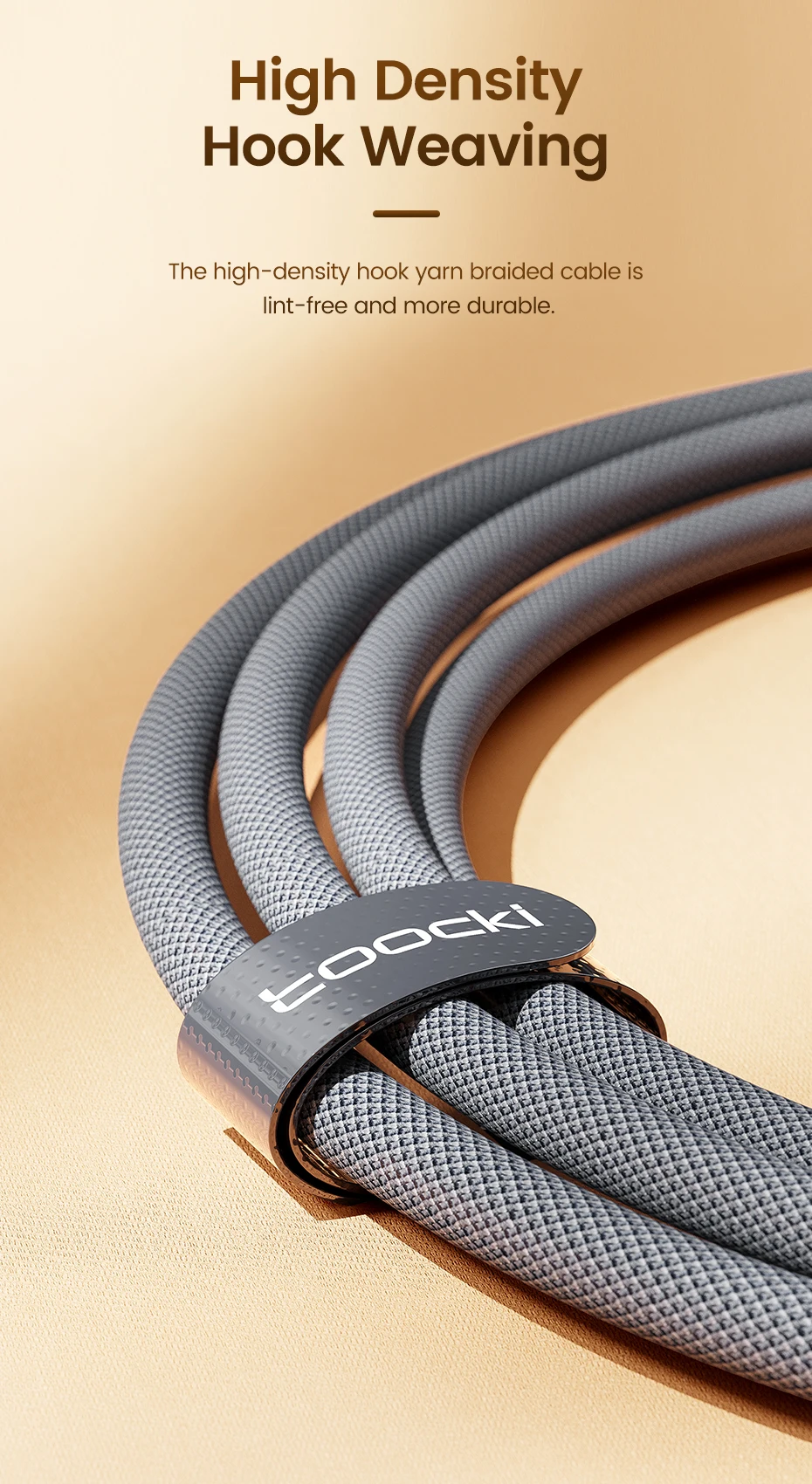 Toocki 100W/60W USB C Cable for Vivo OPPO Xiaomi Multi-color QC4.0 Fast Charging Charger Type C Cable for iPhone 16 15 Pro Max