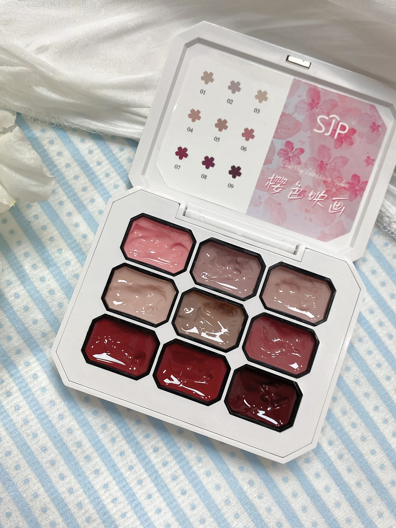 9 Color Painting Gel Nail Polish Nude Pink Painting Gel Smudge Canned High Saturation Popular Semi-Solid Nail Polish for Nail Sa
