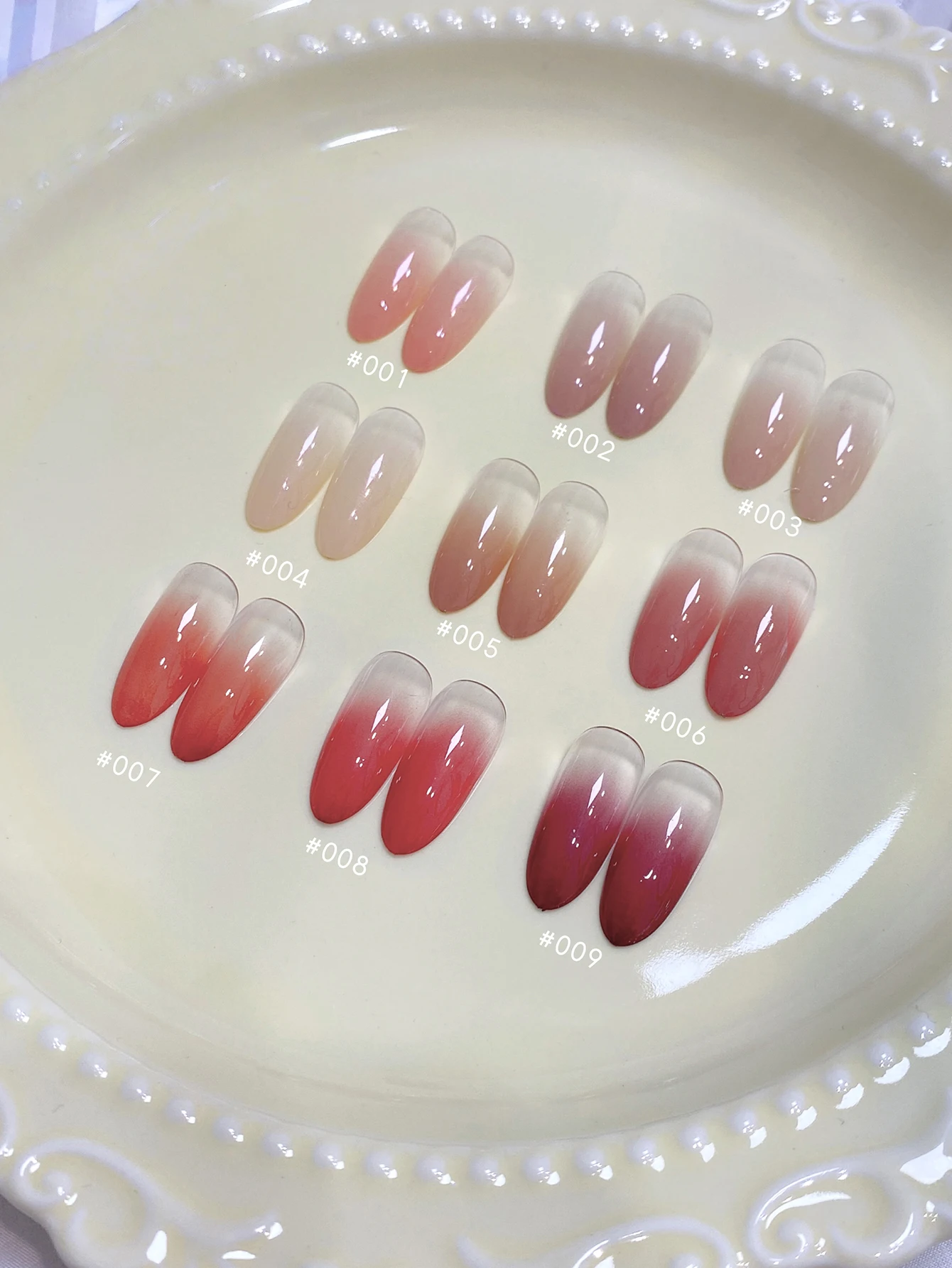 9 Color Painting Gel Nail Polish Nude Pink Painting Gel Smudge Canned High Saturation Popular Semi-Solid Nail Polish for Nail Sa