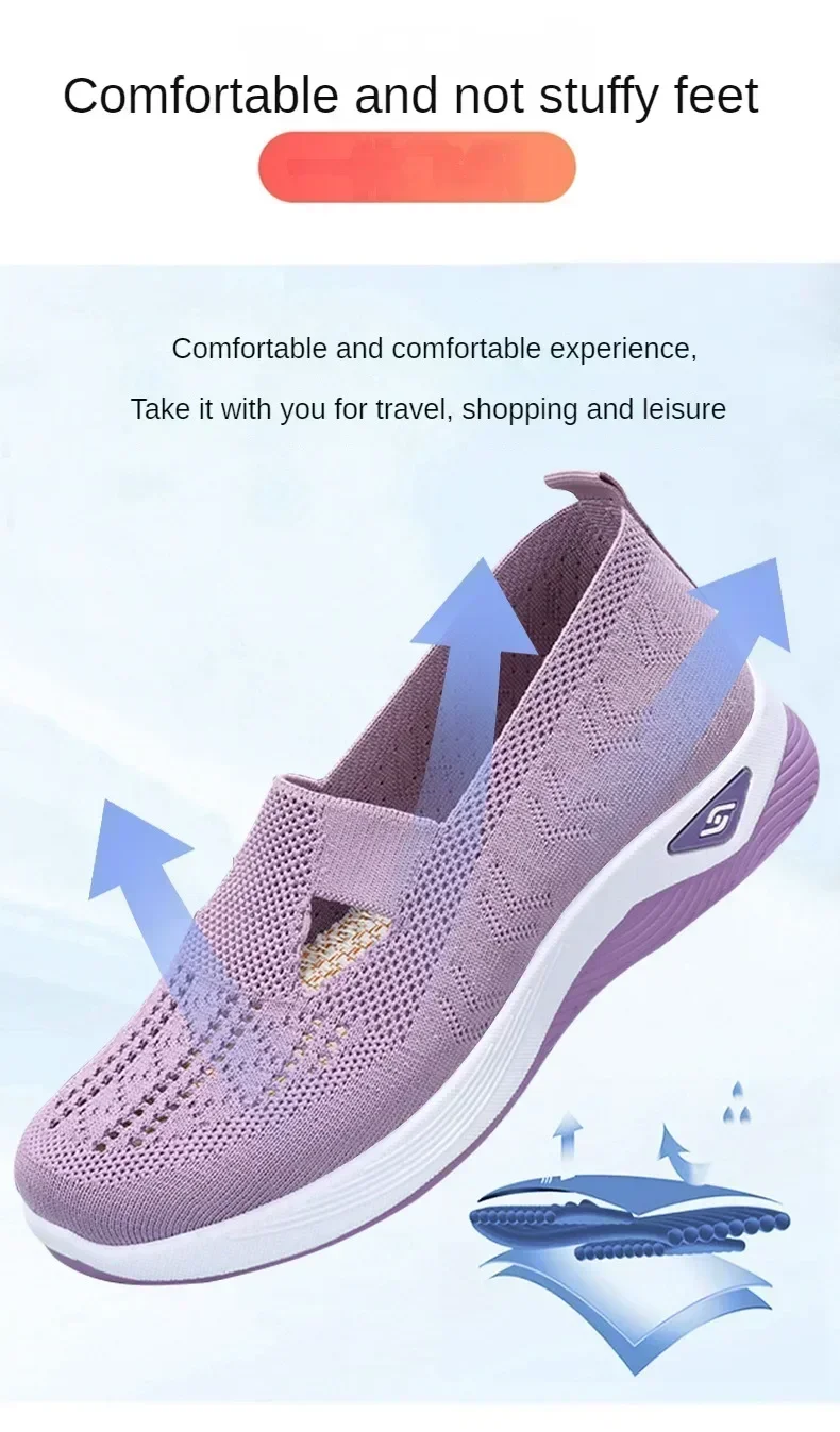 New Arrival Women Mesh Breathable Comfortable Orthopedic Shoes Non Slip Sneakers Women's Casual Shoes for Spring and Summer