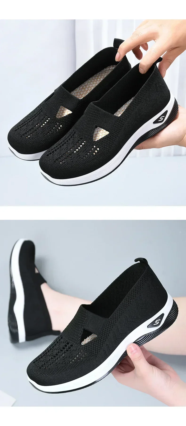 New Arrival Women Mesh Breathable Comfortable Orthopedic Shoes Non Slip Sneakers Women's Casual Shoes for Spring and Summer