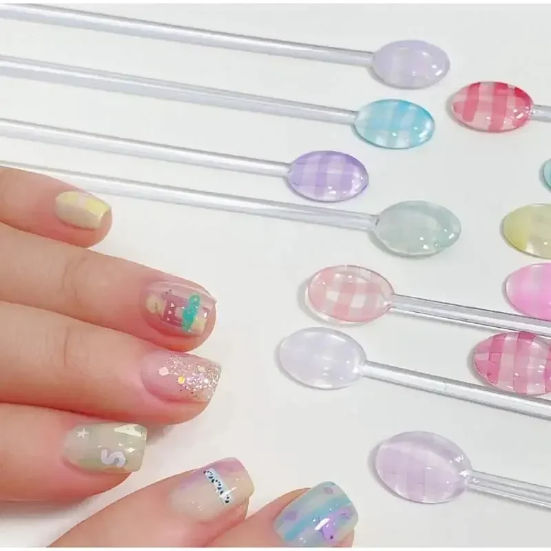 Hot Nail Art 6 Colors 6ML Summer Ice Cream Nail Dye Solution Creative Nail Pattern DIY Design Dye Solution Women Nail Decoration