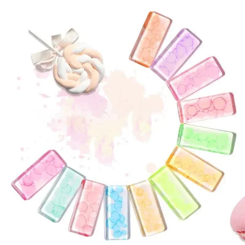 Hot Nail Art 6 Colors 6ML Summer Ice Cream Nail Dye Solution Creative Nail Pattern DIY Design Dye Solution Women Nail Decoration