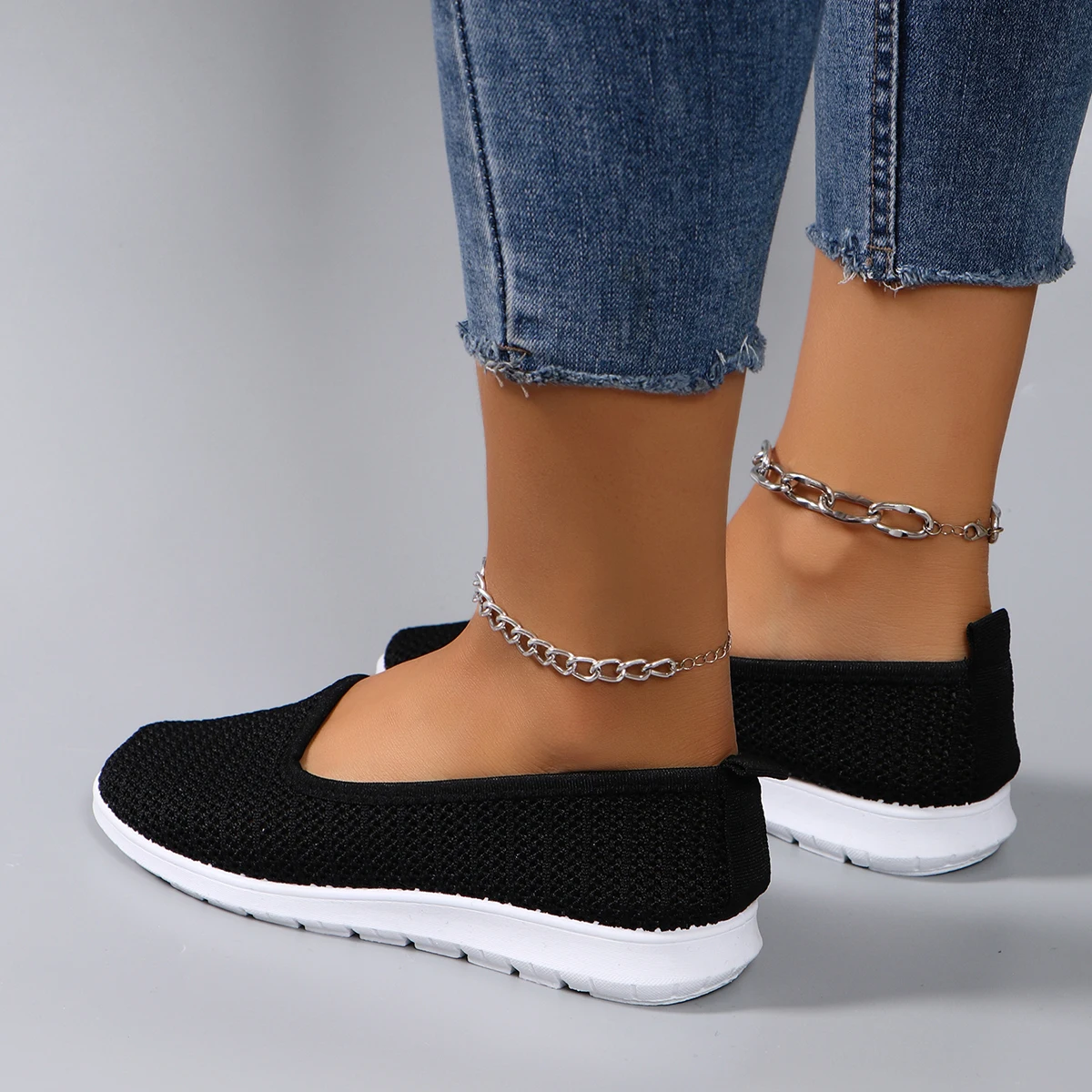 Women's summer breathable mesh flat shoes women's shoes casual sneakers shoes, clearance free shipping
