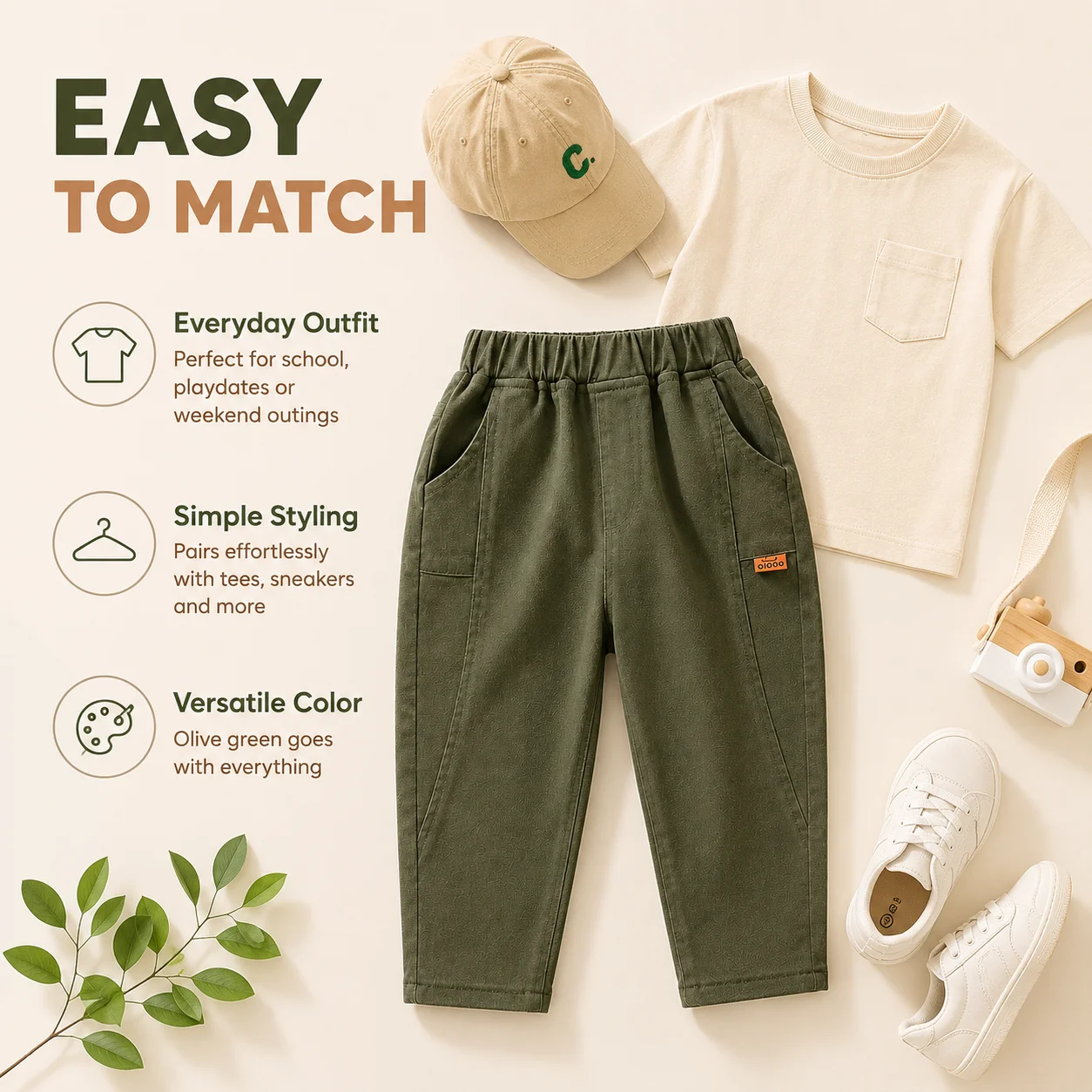 Spring Kids Pants & Capris Cotton Trousers Boys Thin Long Pants Spring Fall Casual Wear Simple Design Baby Childrens Clothing