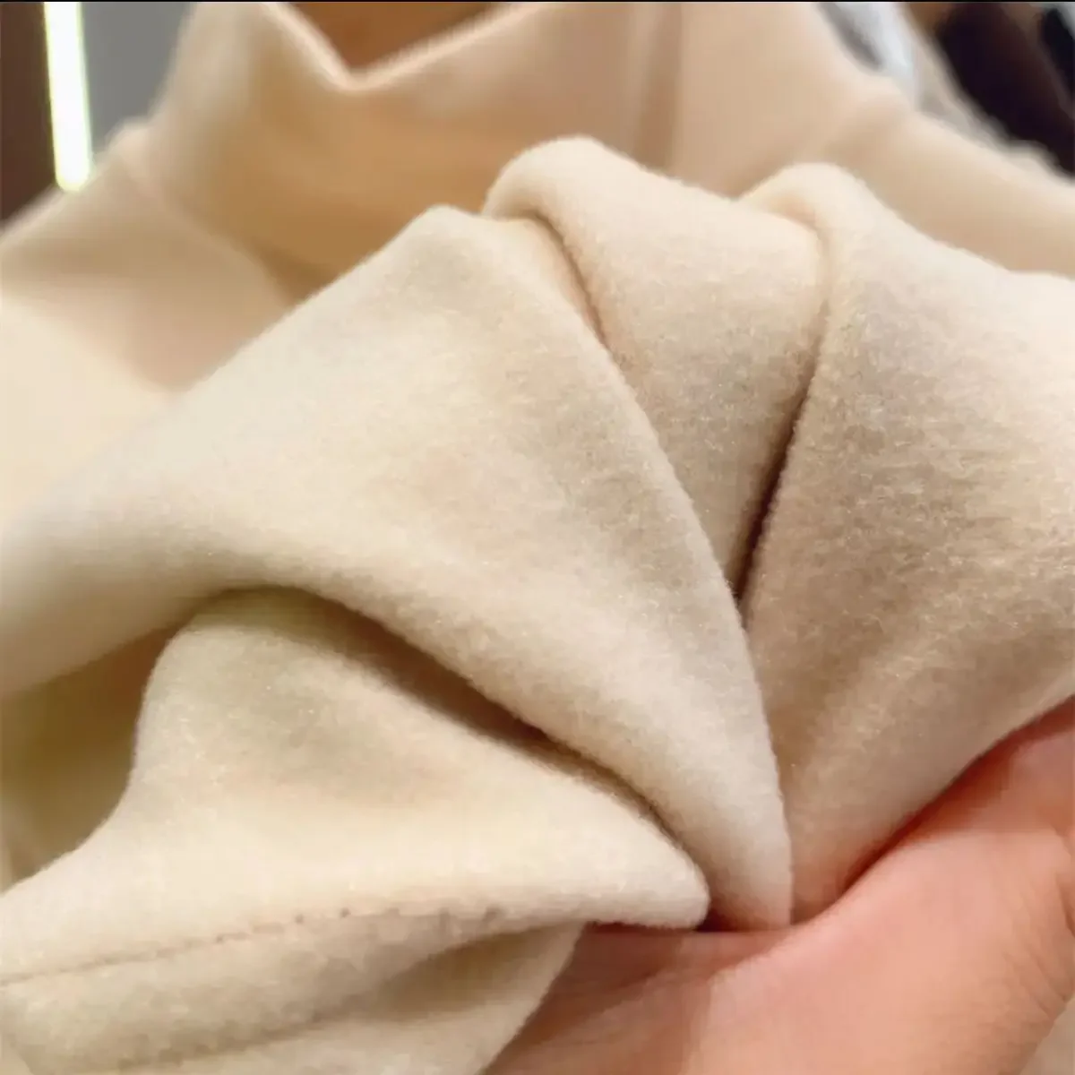 Winter Baby Warm Top Boys Girls Velvet Inner Solid Color Bottom Children's Half High Collar Long Sleeve T-shirt Kids Clothes
