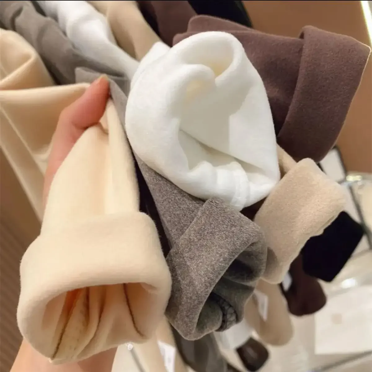 Winter Baby Warm Top Boys Girls Velvet Inner Solid Color Bottom Children's Half High Collar Long Sleeve T-shirt Kids Clothes