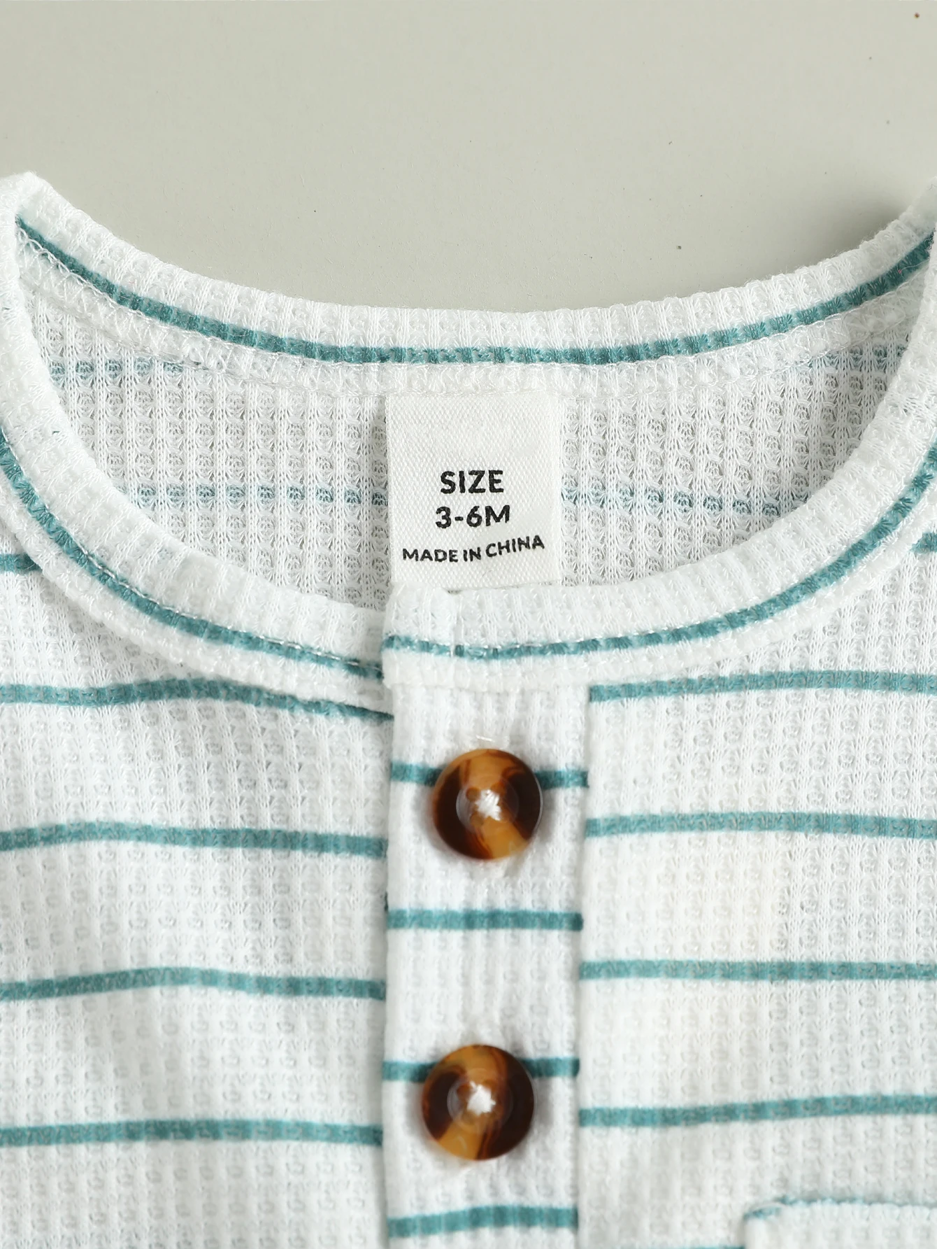 Summer New Arrival Boys’ Double-sided Waffle Knit Printed Short Sleeve T-shirt with Thin Long Pants Set, Simple and Casual Style