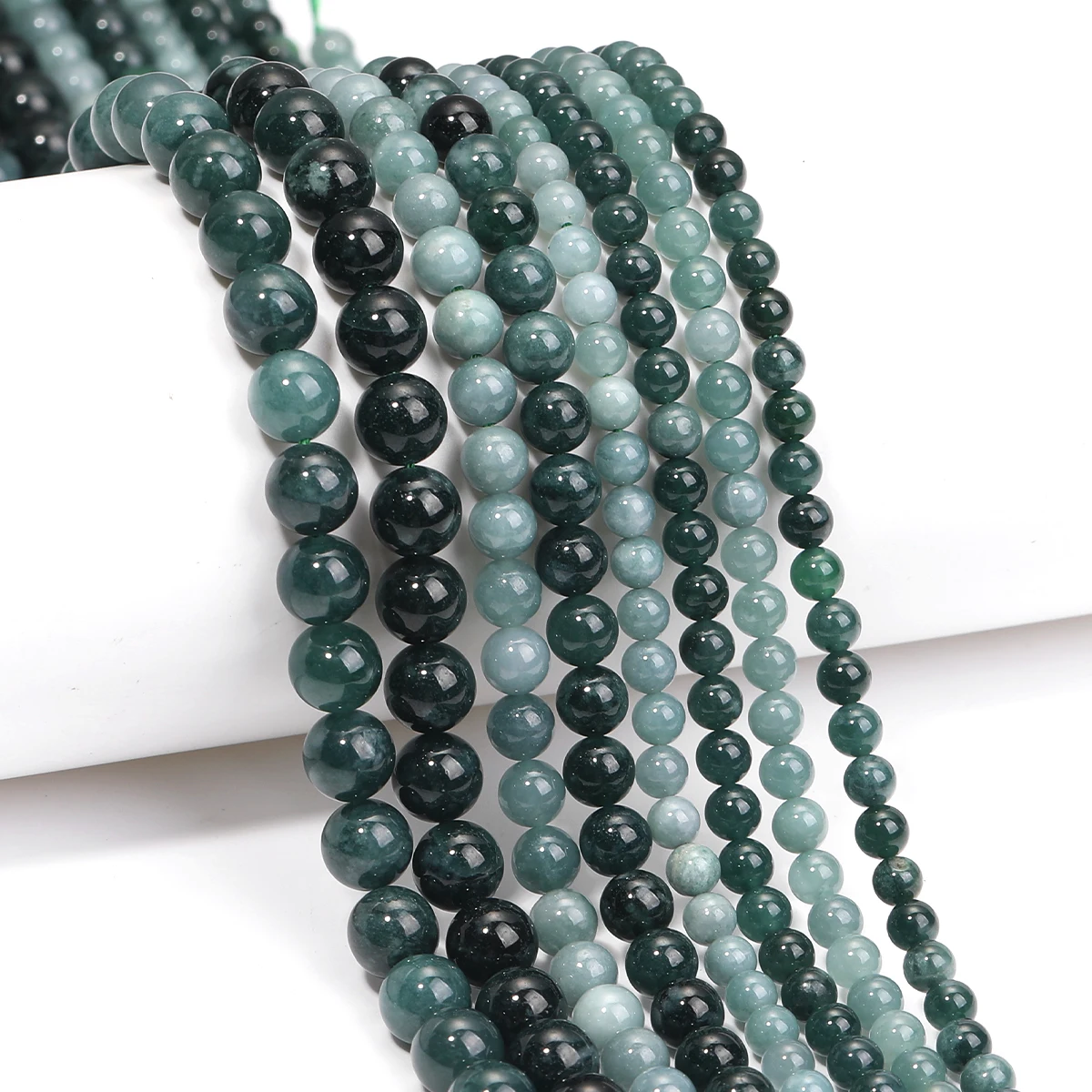 Guatemalan Jadeite Natural Gemstone Round Loose Beads for DIY Jewelry Bracelet Necklace Earrings Factory Direct Beads жадеит
