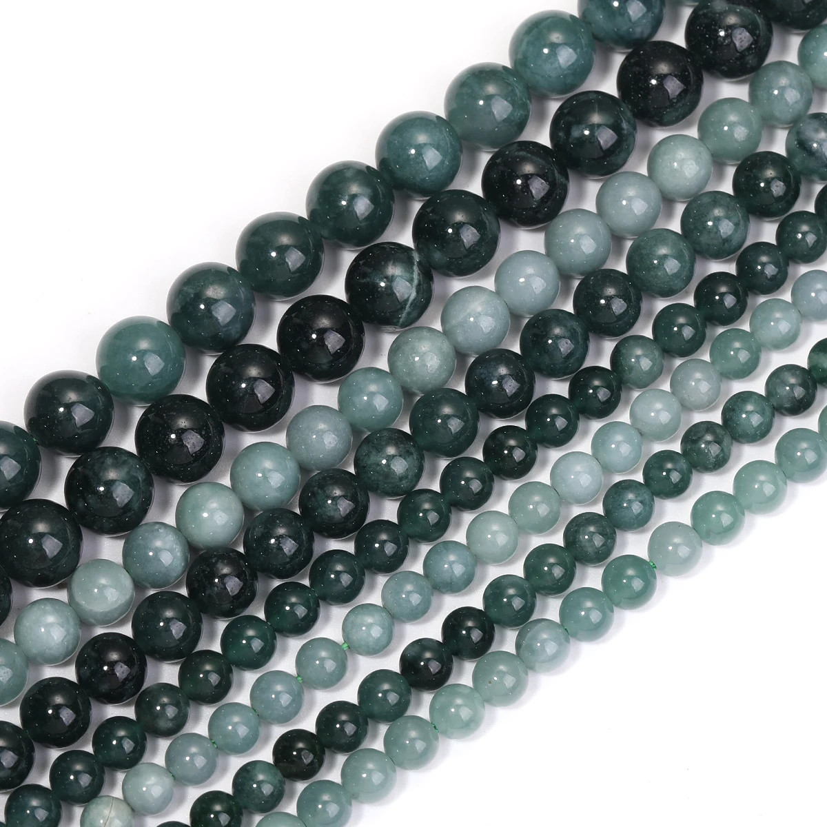 Guatemalan Jadeite Natural Gemstone Round Loose Beads for DIY Jewelry Bracelet Necklace Earrings Factory Direct Beads жадеит