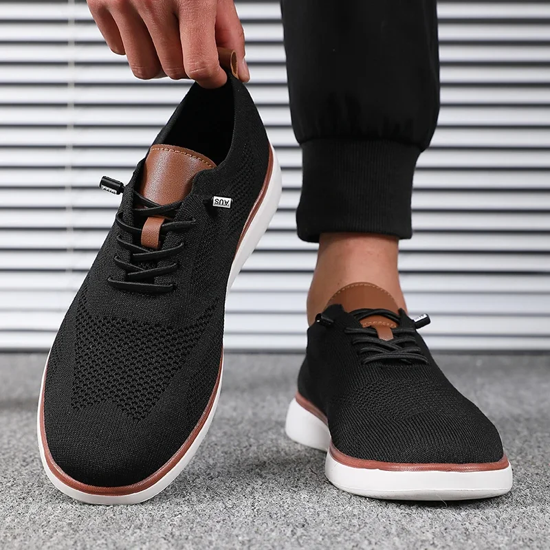Men's Lightweight Knitted Shoes Comfortable All Day Long Have Excellent Fit Walking Shoes Suitable for Daily Wear Hiking Shoes