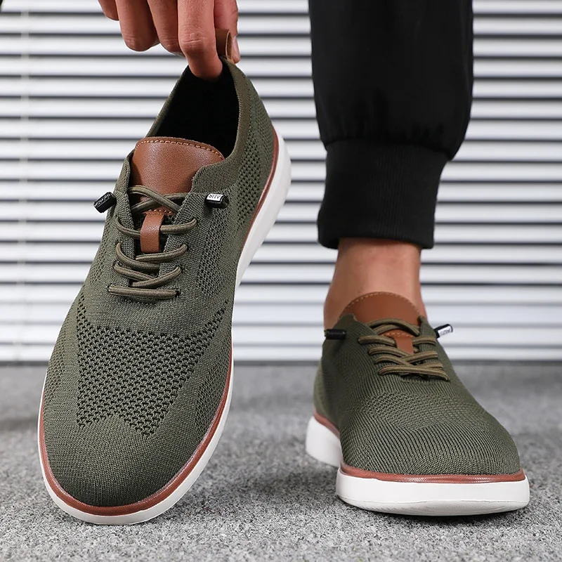 Men's Lightweight Knitted Shoes Comfortable All Day Long Have Excellent Fit Walking Shoes Suitable for Daily Wear Hiking Shoes