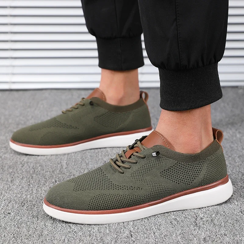 Men's Lightweight Knitted Shoes Comfortable All Day Long Have Excellent Fit Walking Shoes Suitable for Daily Wear Hiking Shoes