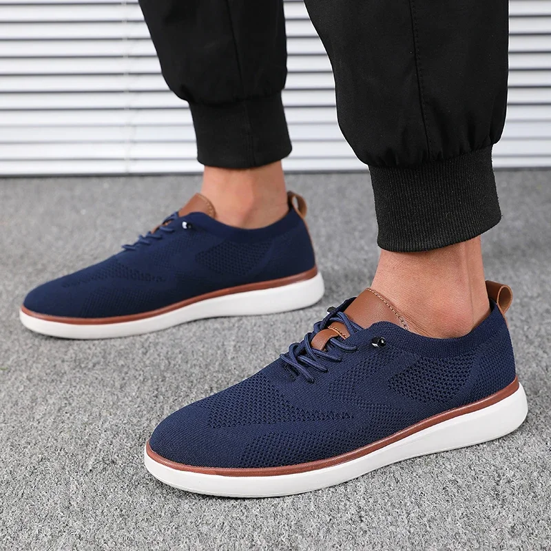 Men's Lightweight Knitted Shoes Comfortable All Day Long Have Excellent Fit Walking Shoes Suitable for Daily Wear Hiking Shoes