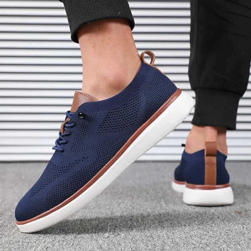 Men's Lightweight Knitted Shoes Comfortable All Day Long Have Excellent Fit Walking Shoes Suitable for Daily Wear Hiking Shoes