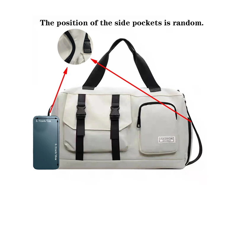 The Neutral Color Backpack for Men and Women Is Suitable for Travel and Can Be Carried by Hand or Worn on The Shoulder.