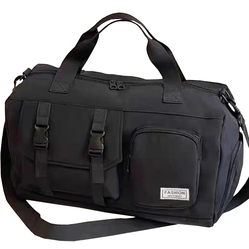 The Neutral Color Backpack for Men and Women Is Suitable for Travel and Can Be Carried by Hand or Worn on The Shoulder.
