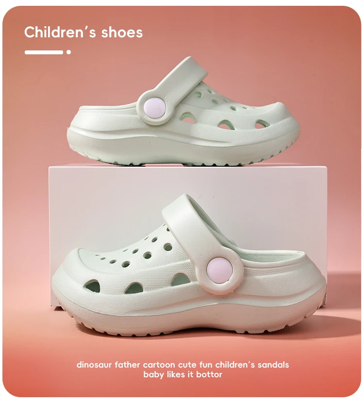 Children's shoes, boys' summer outerwear, home, anti-slip, EVA thick-soled beach parent-child slippers