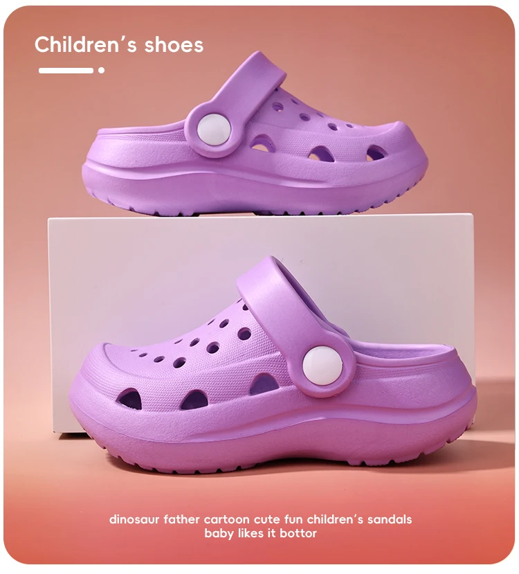 Children's shoes, boys' summer outerwear, home, anti-slip, EVA thick-soled beach parent-child slippers