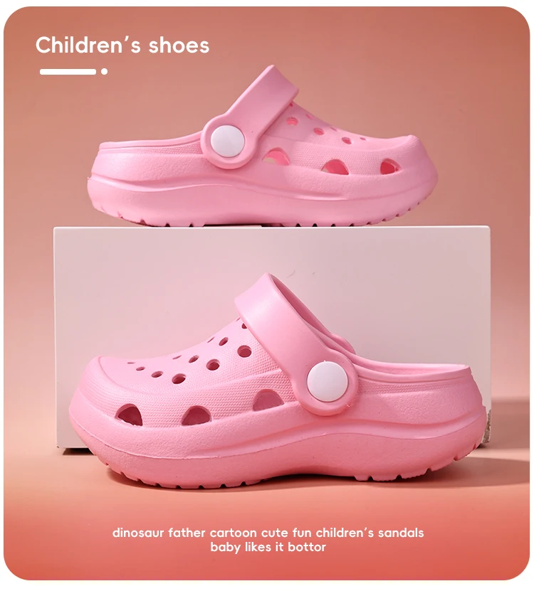 Children's shoes, boys' summer outerwear, home, anti-slip, EVA thick-soled beach parent-child slippers