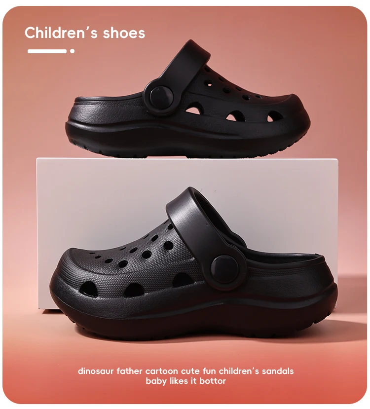 Children's shoes, boys' summer outerwear, home, anti-slip, EVA thick-soled beach parent-child slippers
