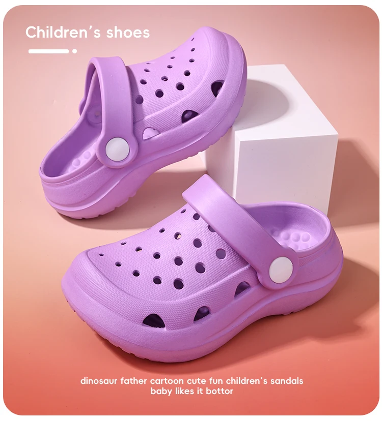 Children's shoes, boys' summer outerwear, home, anti-slip, EVA thick-soled beach parent-child slippers